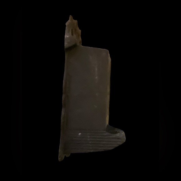 COPY - Antique Vintage Heavy Cast Iron Black Match Box Holder Wall Mount - Picture 2 of 4